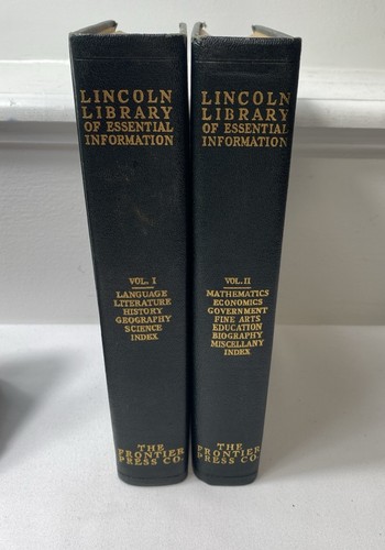 Vol lincoln library of - vol,
