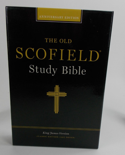 Leather kjv old scofield - old, study